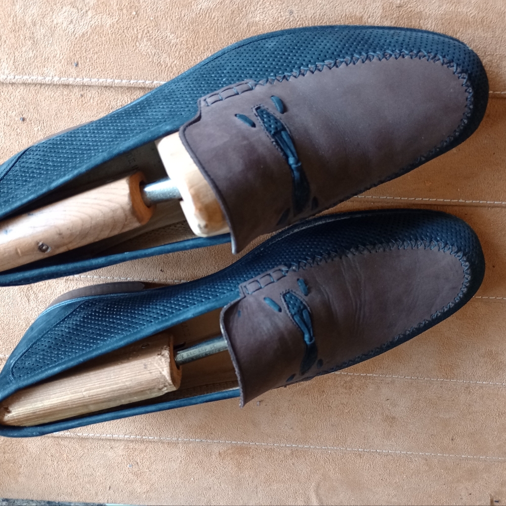 Northstrom Men's Two-Tone Suede Slipon Loafer Size 10D